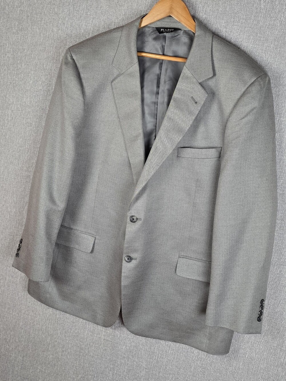 Jos. A Bank Signature Collection Gray Silk/Camel Hair Blazzer 48R
